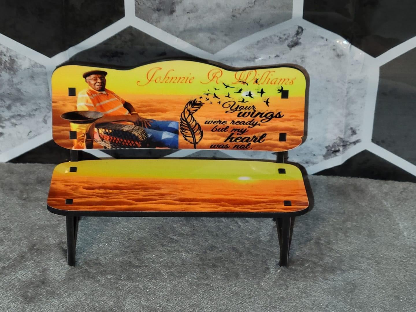 Memorial Display Bench