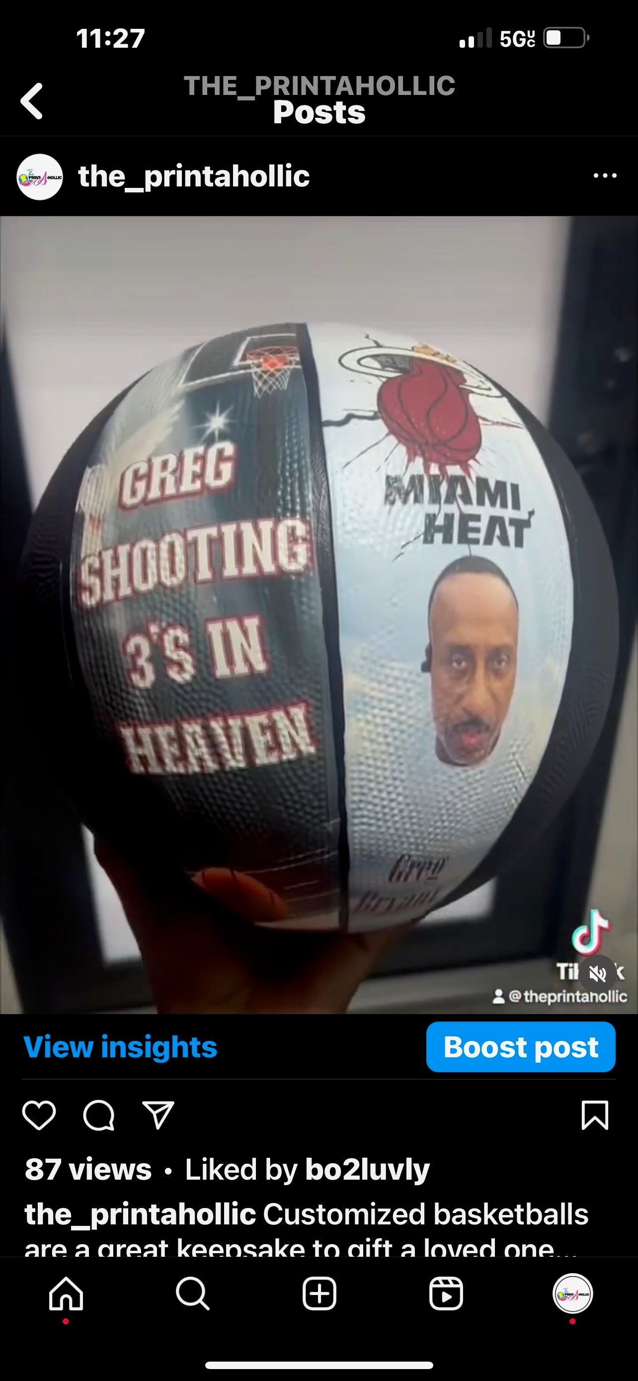 Custom Basketball